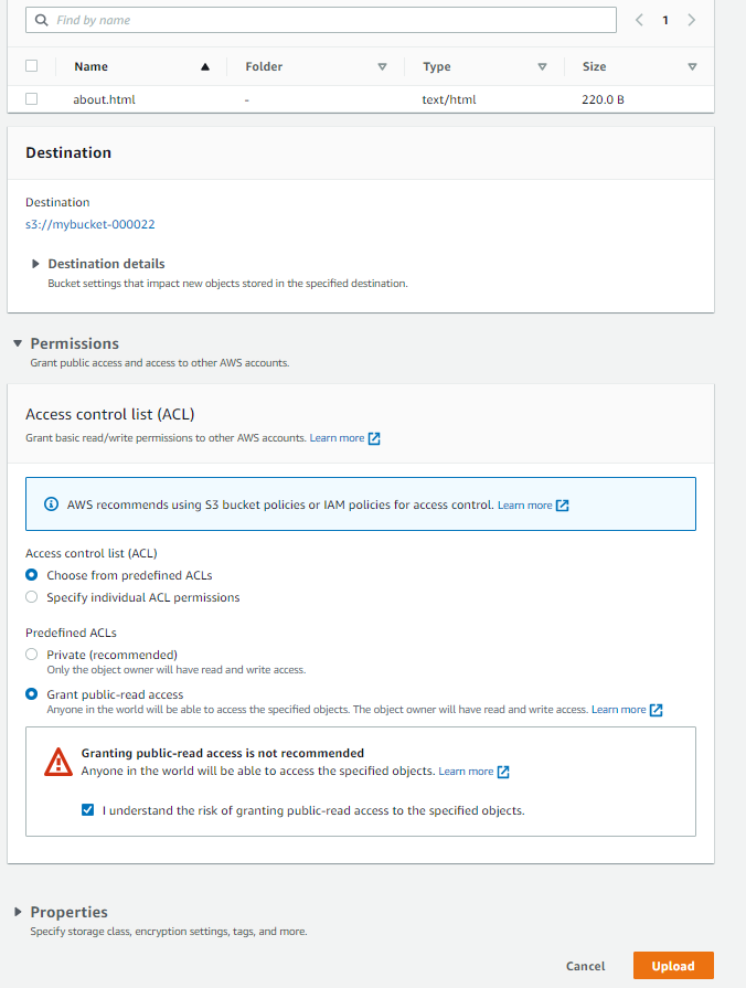 Hosting a Static Website in Amazon S3 Bucket - Huda TechTalk